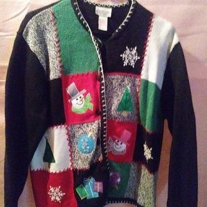 Crystal Cole & Casey & Max Holiday sweater and Shi